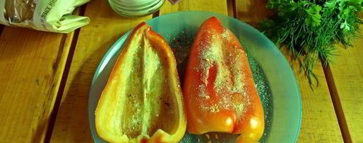 Шаг 5: брускетты-гриля с запеченным перцем