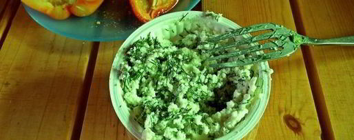 Шаг 7: брускетты-гриля с запеченным перцем