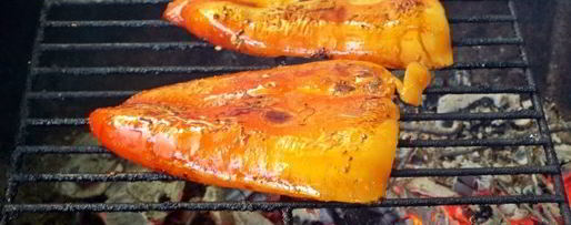 Шаг 11: брускетты-гриля с запеченным перцем