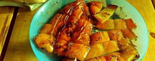 Шаг 12: брускетты-гриля с запеченным перцем