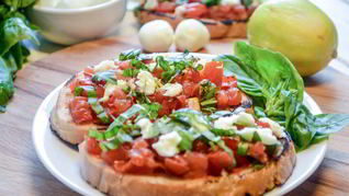 Рецепт Брускетты капрезе