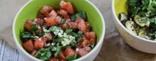 Шаг 4: брускетты с баклажанами и помидорами