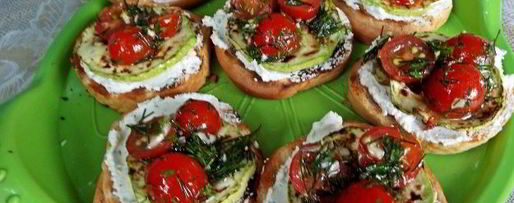 Шаг 16: брускетты с кабачками-гриль