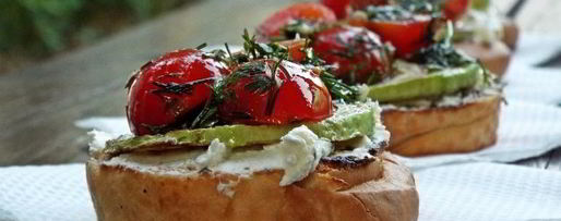 Шаг 17: брускетты с кабачками-гриль