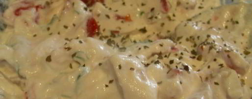 Шаг 2: брускетты с рикоттой, помидорами и базиликом