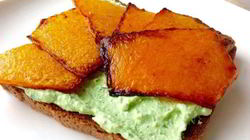 Рецепт Брускетты с жареной тыквой