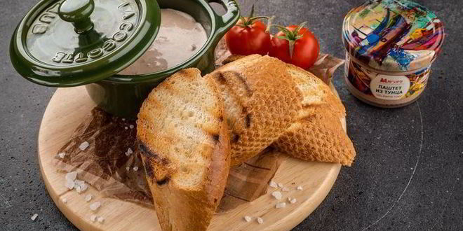 Рецепт брускетт с крем-паштетом из тунца