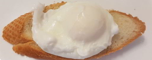 Шаг 2: брускетт с яйцом пашот