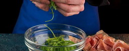 Шаг 3: итальянской брускетты с прошутто