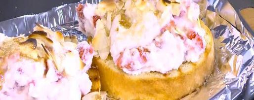 Шаг 6: сладкой брускетты с рикоттой и клубникой