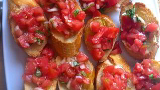 Рецепт Тостов с брускеттой