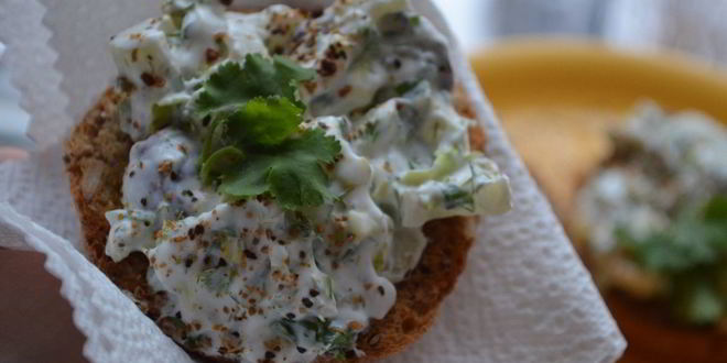 Рецепт творожной брускетты