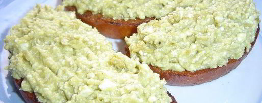 Шаг 5: зеленой брускетты с креветками