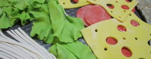 Шаг 21: бисквитного торта гамбургер