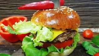 Рецепт Брутального бургера с говядиной