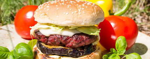 Шаг 13: бургера-гриля с сочным баклажаном