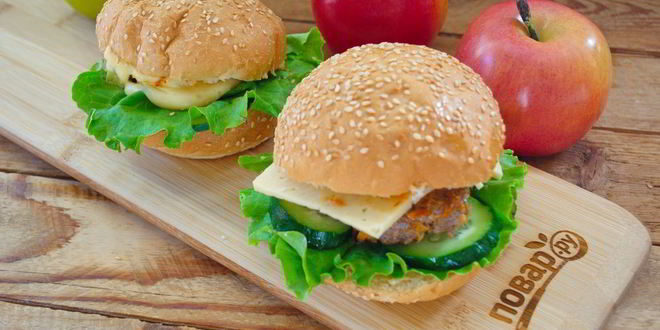 Рецепт бургера овощные прятки