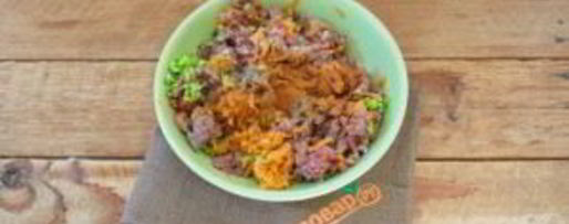 Шаг 2: бургера овощные прятки