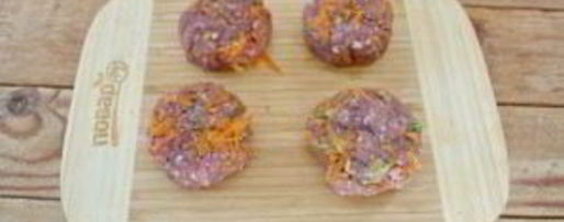 Шаг 3: бургера овощные прятки