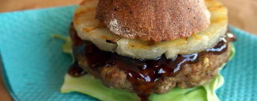 Шаг 8: бургера с ананасом и соусом терияки