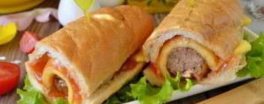 Шаг 9: бургера с фрикадельками