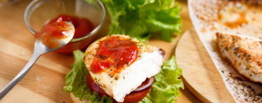 Шаг 5: бургера с куриной грудкой