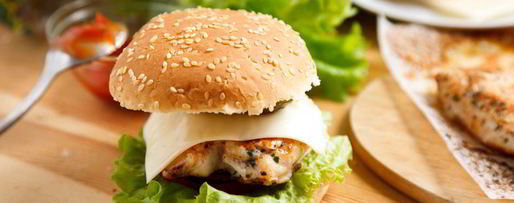 Шаг 7: бургера с куриной грудкой