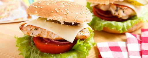 Шаг 8: бургера с куриной грудкой