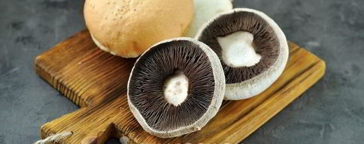 Шаг 2: бургера с портобелло и голубым сыром