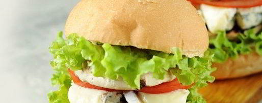 Шаг 10: бургера с портобелло и голубым сыром