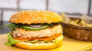 Рецепт Бургера с семгой