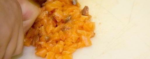 Шаг 1: бургера с семгой