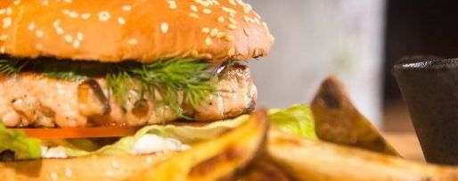 Шаг 14: бургера с семгой