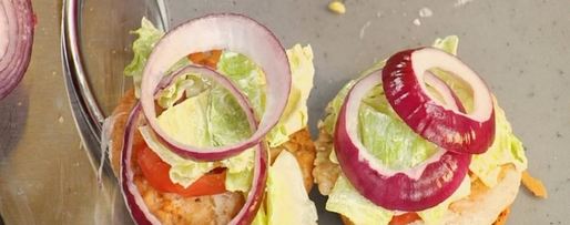 Шаг 3: бургеров с семгой