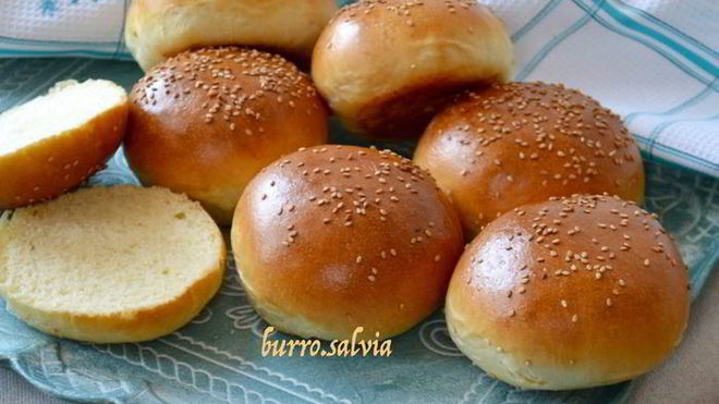 Рецепт Домашних булочек для гамбургеров