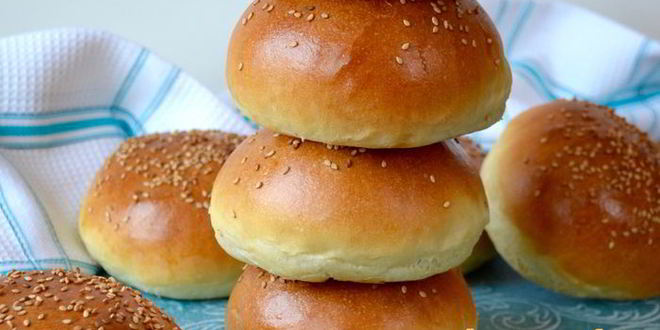 Рецепт домашних булочек для гамбургеров