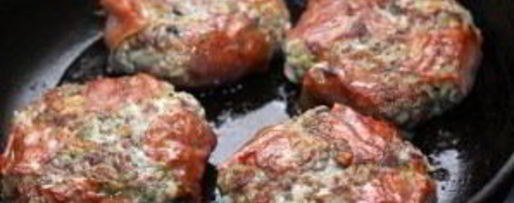 Шаг 5: гамбургера с белыми грибами