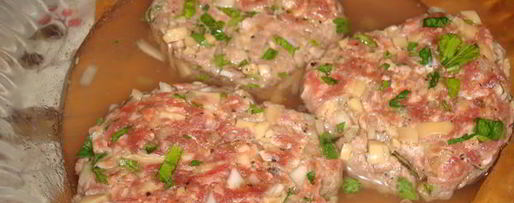 Шаг 13: гамбургера с грибами и белым вином