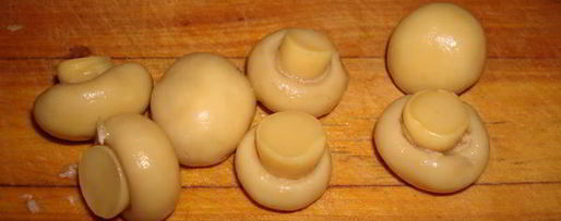 Шаг 2: гамбургера с грибами и белым вином