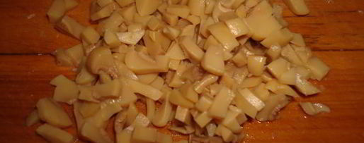 Шаг 3: гамбургера с грибами и белым вином