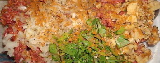 Шаг 5: гамбургера с грибами и белым вином