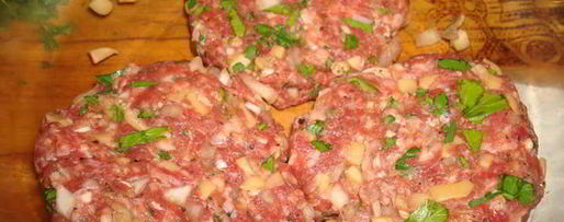 Шаг 7: гамбургера с грибами и белым вином