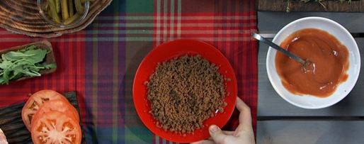 Шаг 1: гамбургера с картофельной котлетой