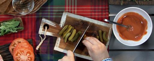 Шаг 2: гамбургера с картофельной котлетой