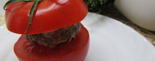 Шаг 7: гамбургера в помидорке