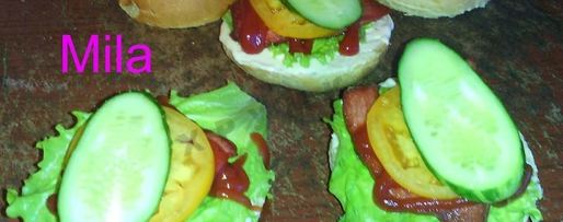 Шаг 6: гамбургеров с корейской морковкой