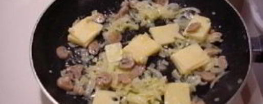 Шаг 15: гигантский швейцарский бургер с грибами