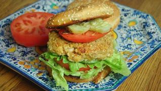 Рецепт Овощных бургеров с чечевицей, грибами и курагой