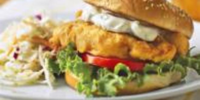 Рецепт простых рыбных бургеров