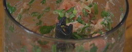 Шаг 4: рыбного гамбургера с манго-майонезом